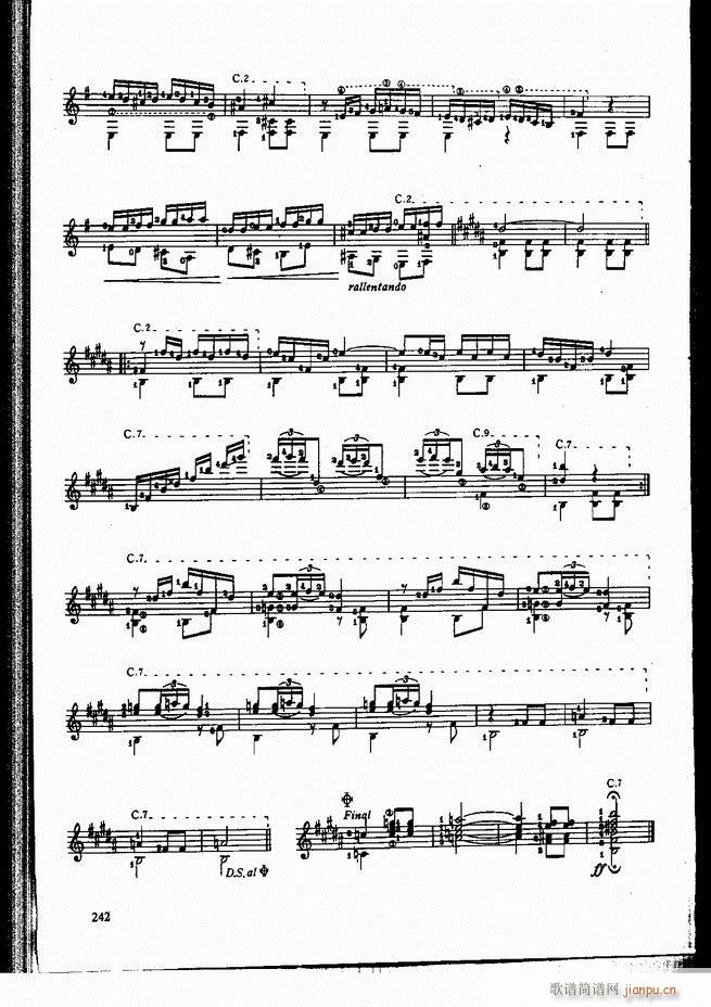 古典吉他演奏教程241-3002