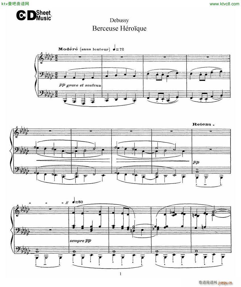 Debussy Berceuse Héro que1