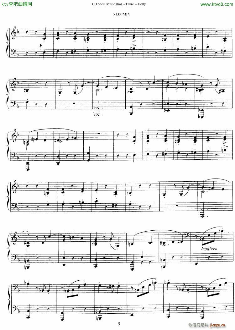 Fauré op 56 Dolly Suite10