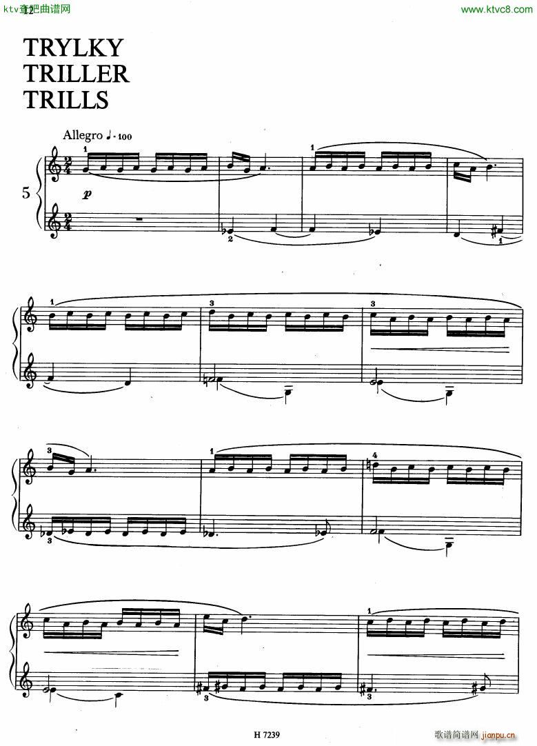 Hurnik piano etudes9