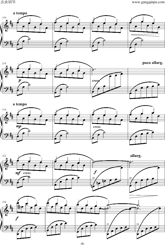 le onde-钢琴谱(钢琴曲)-Ludovico Einaudi6