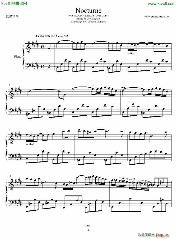 08 Nocturne Joe HISAISHI_久石让1