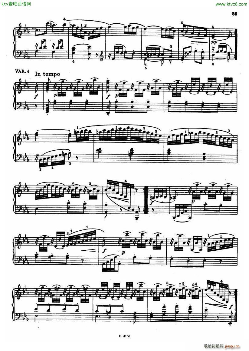 Czech piano variations from 18th century23