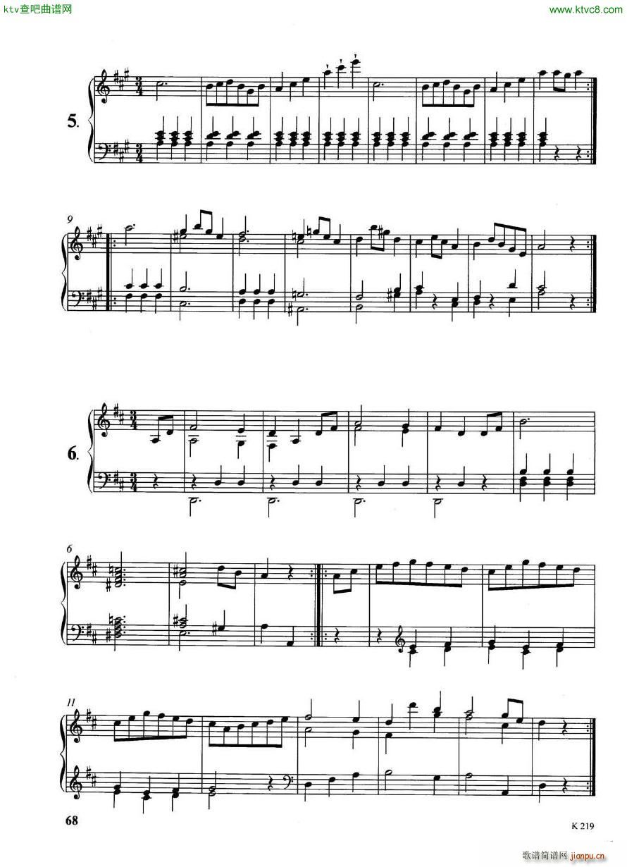Haydn German Dances 12 pf3