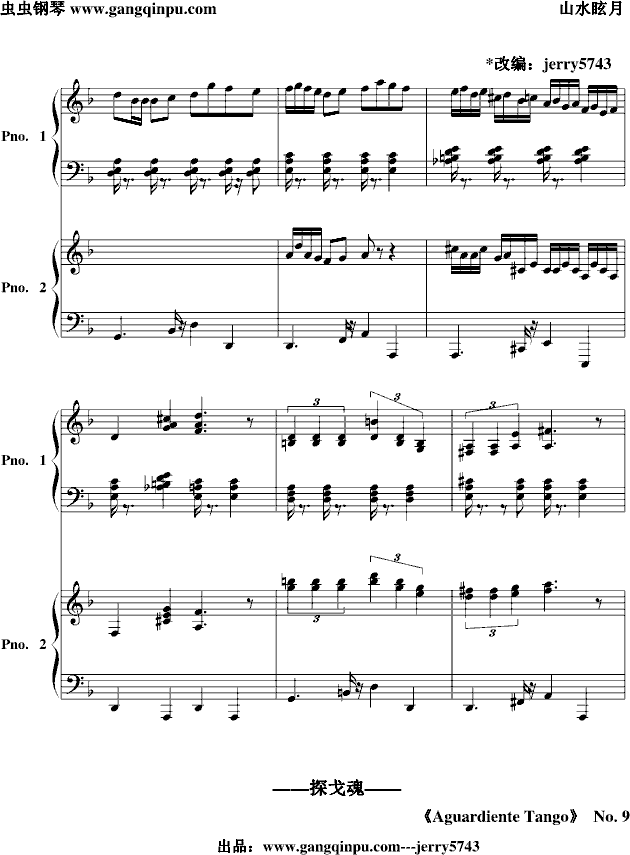 Giuseppe D'agostino（�p��琴）-钢琴谱(钢琴曲)-jerry57439
