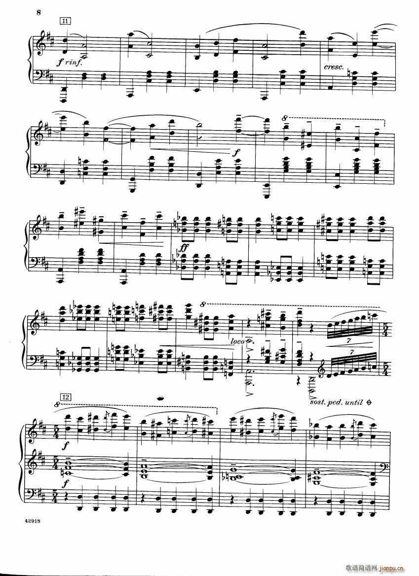 Barber op 28 Souvenirs piano solo8