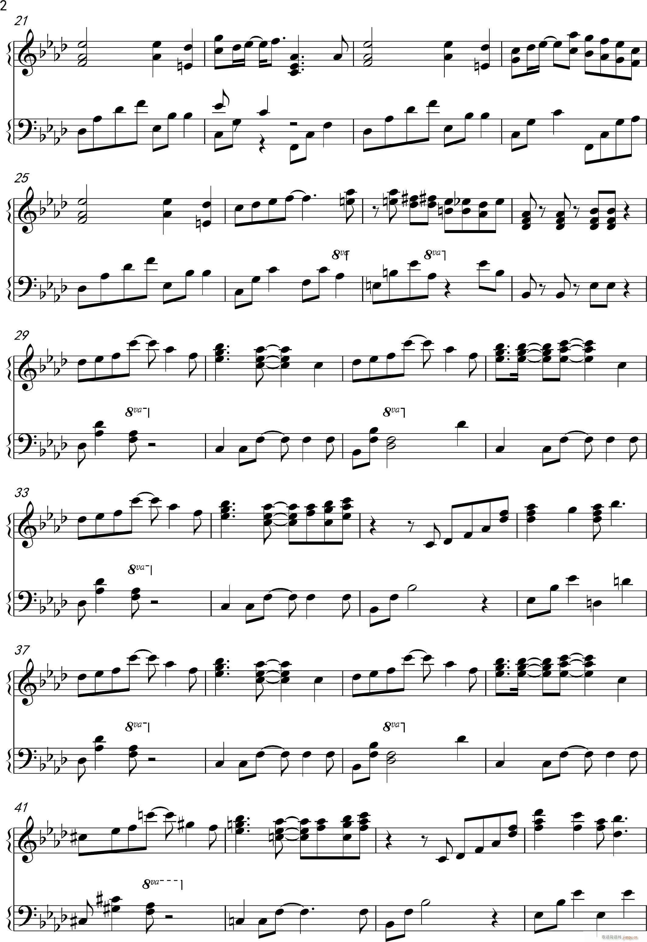】搬运 修改】白色相簿 White Album 完整钢琴版_森川由绮2