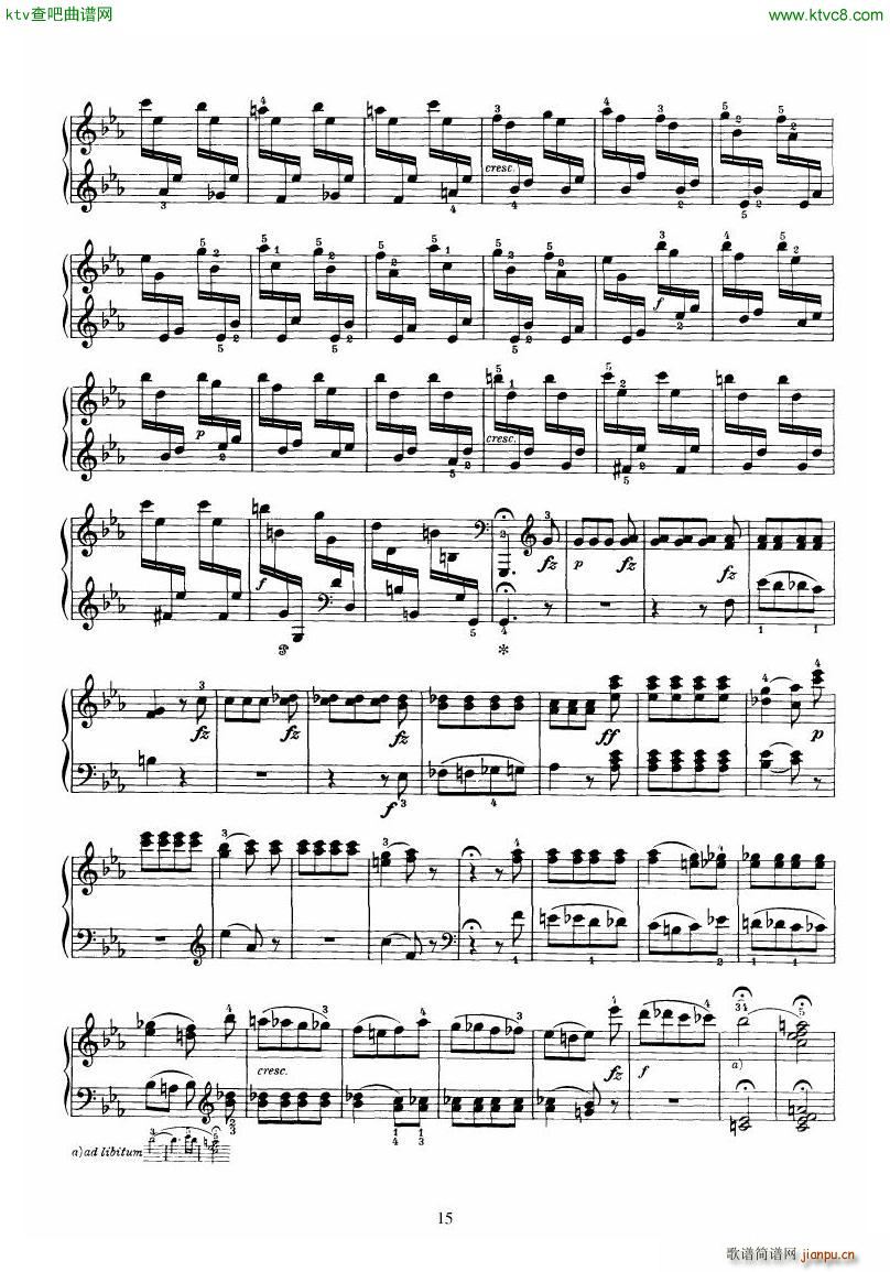 Piano Sonata No 52 in Eb15