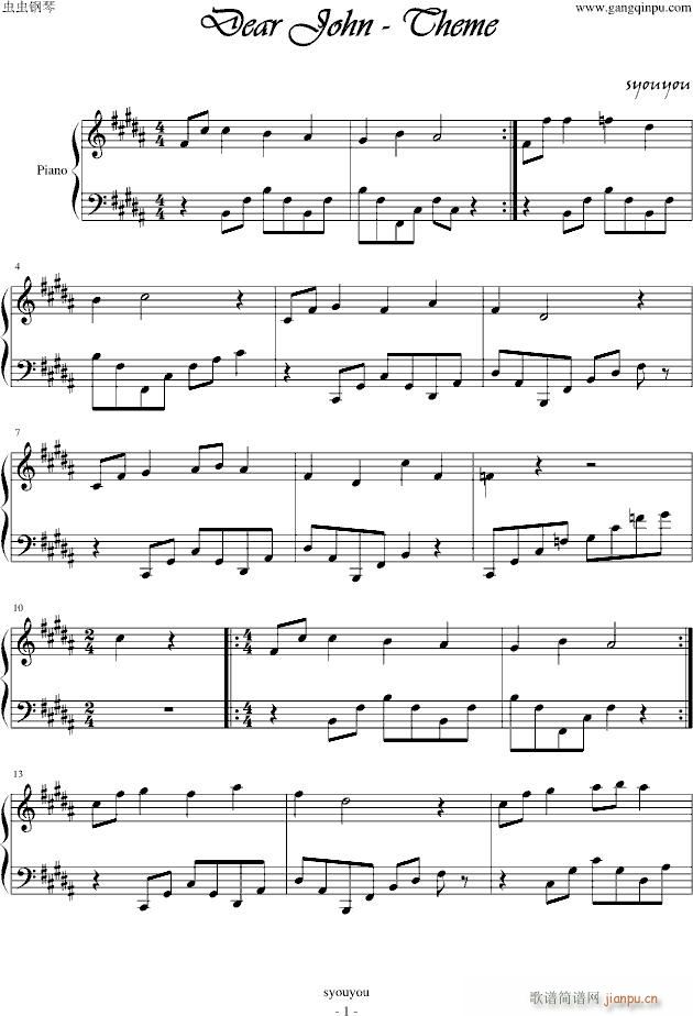Dear John - Theme_dear john1