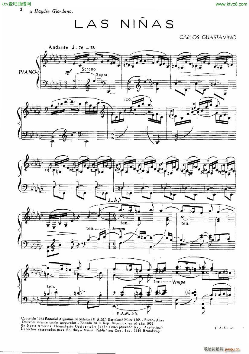 Guastavino Las Ninas1