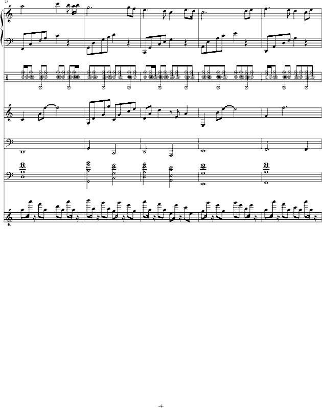 随想曲 钢琴代表我的心-钢琴谱(钢琴曲)-wuliangyou4