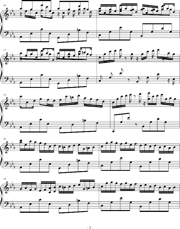 loneliness-钢琴谱(钢琴曲)-cyyohmygod2