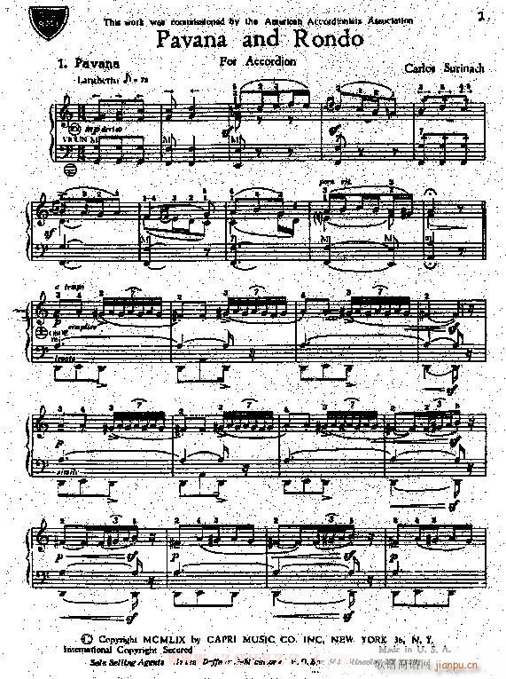 帕凡与回旋曲 卡洛斯.苏里纳克-手风琴1