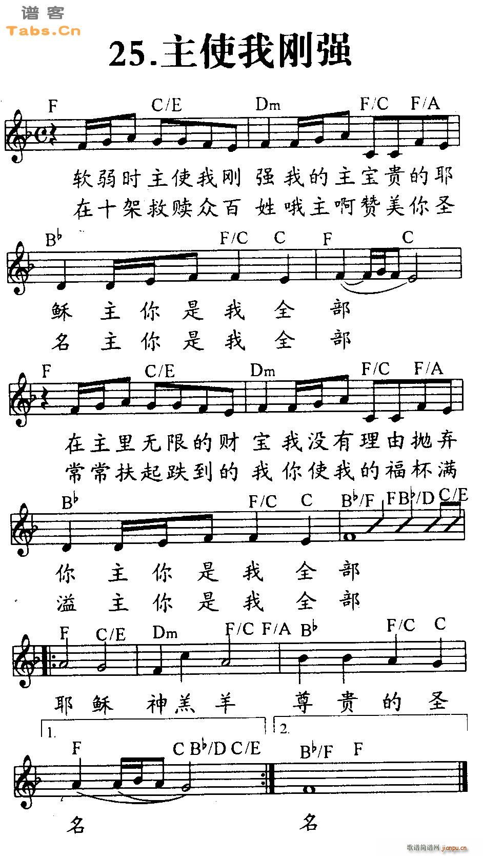 主使我刚强_神的儿女1