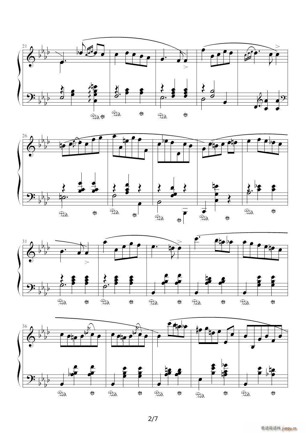 中央音乐学院钢琴 降A调2