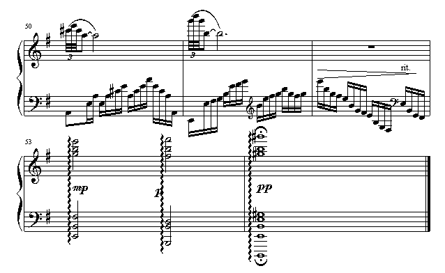 铁血丹心-83版射雕英雄传第一部主题曲-钢琴谱(钢琴曲)-动漫影视5