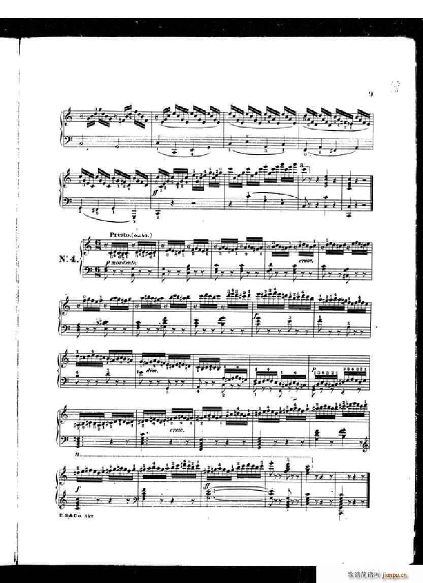 Czerny School of Velocity book 1 Op 2997