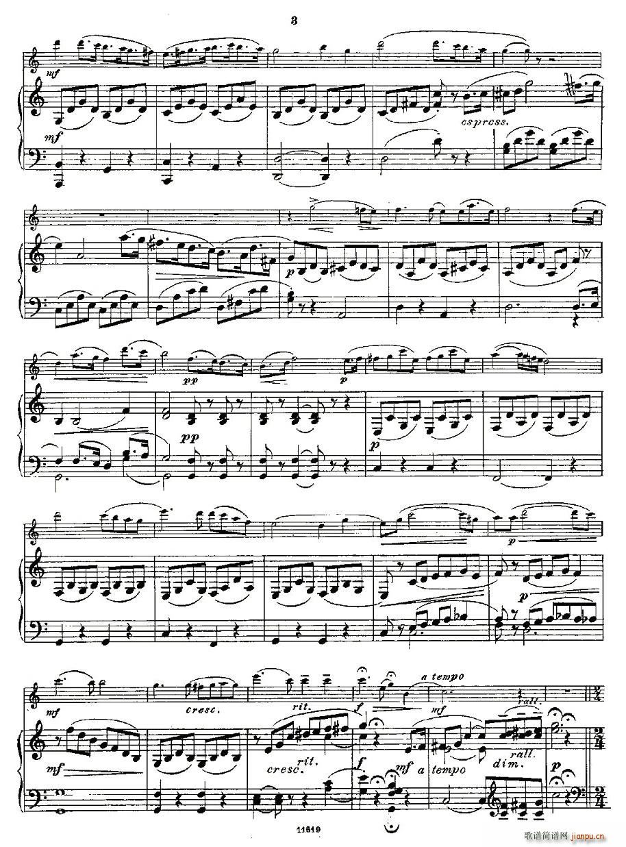 Opern-Transcriptionen.Op.45-7（长笛+钢琴伴奏）2