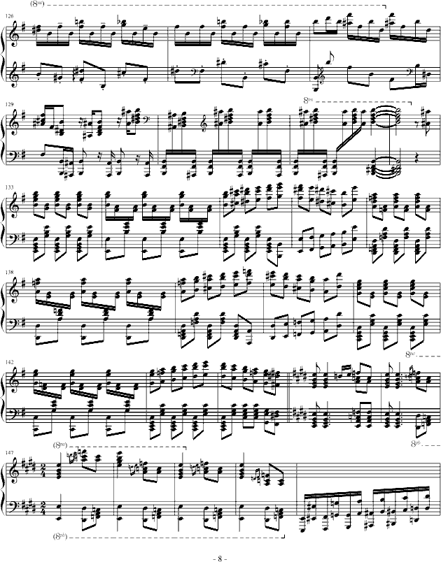 霍洛维兹卡门幻想曲（1927，1968）-钢琴谱(钢琴曲)-比才-Bizet8