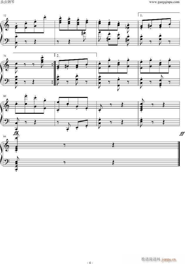 拨弦波尔卡独奏版_世界名曲4