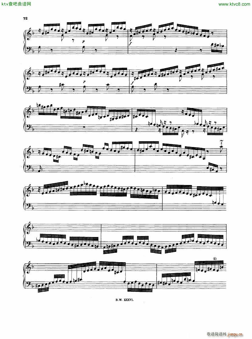 Bach JS BWV 903 Chromatische Fantasie Fuge2