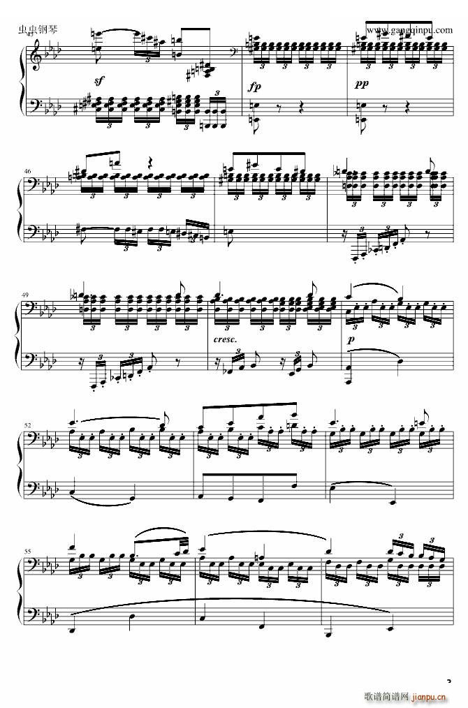 《悲怆奏鸣曲》第二乐章_贝多芬 beethoven3
