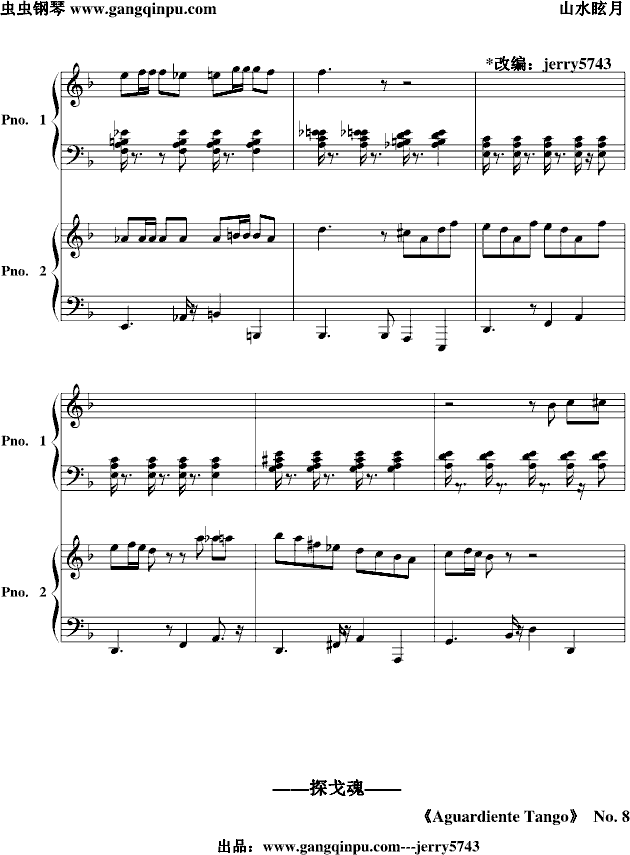 Giuseppe D'agostino（�p��琴）-钢琴谱(钢琴曲)-jerry57438