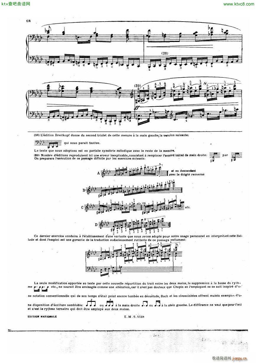 Chopin Cortot 4 Ballades 二27
