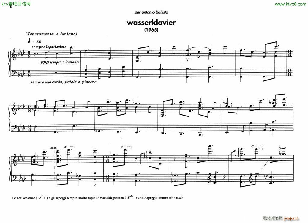 Berio 6 Encores for Piano6