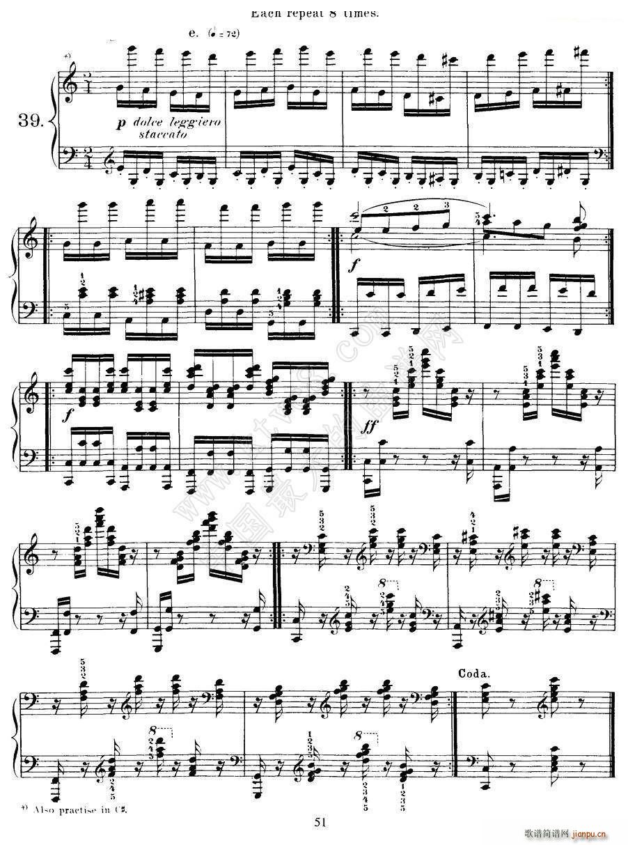 Czerny - 40 Daily Exerci Op 337（35―40）（40首日常训练曲）6