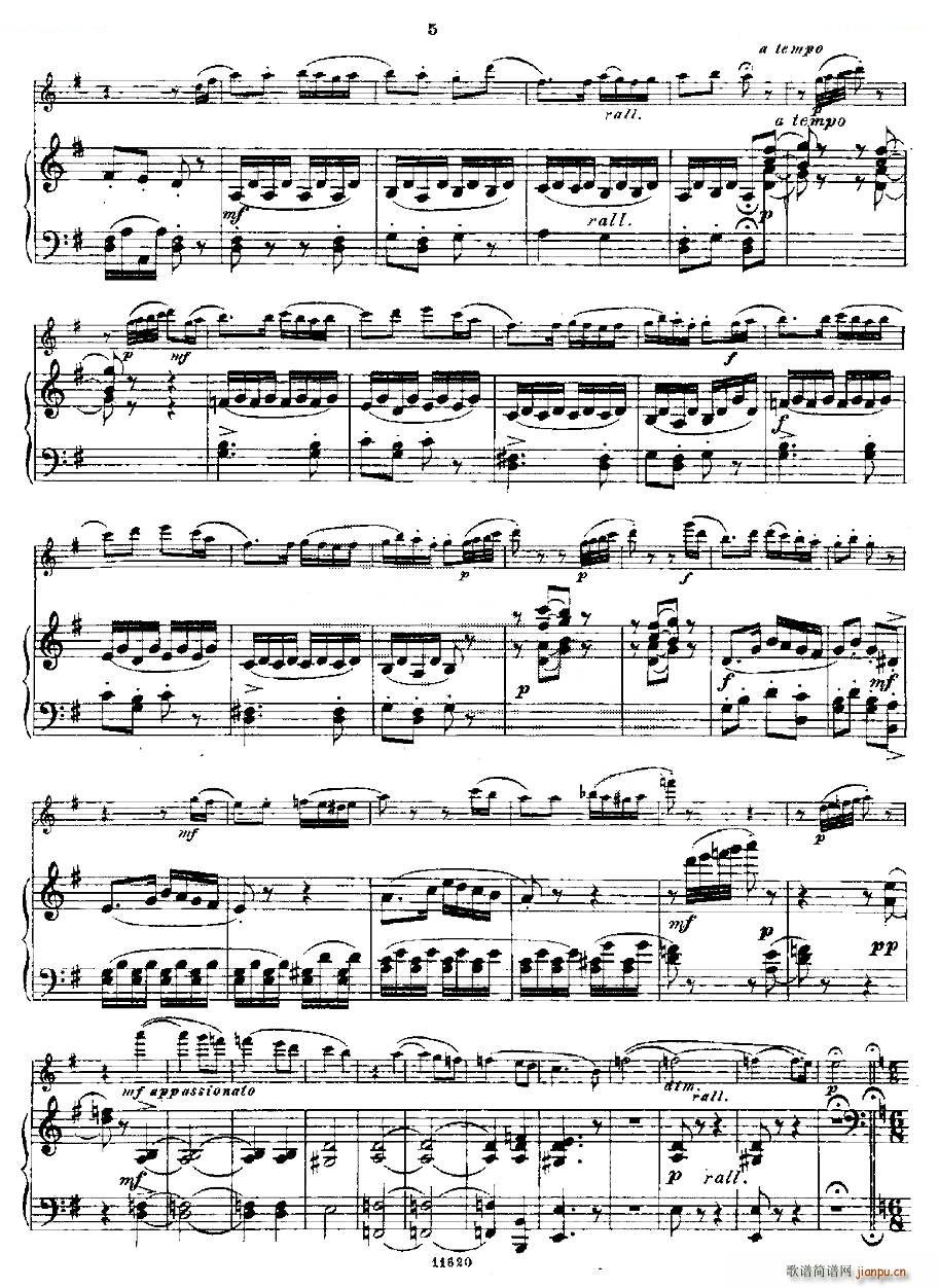 Opern-Transcriptionen Op 45-8（长笛 钢琴伴奏） 铜管3