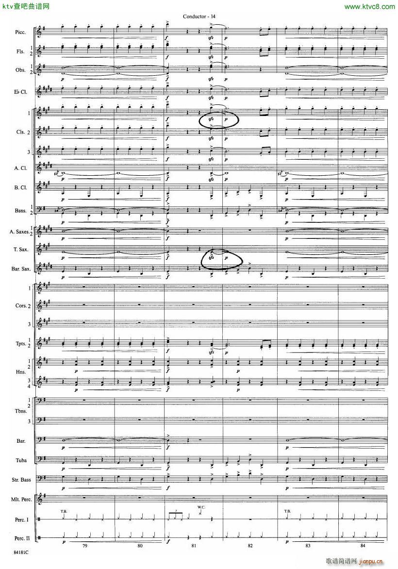 Anderson Sleigh Ride full score15