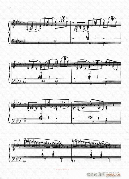 帕萨卡里亚 柴金曲1-6-手风琴3
