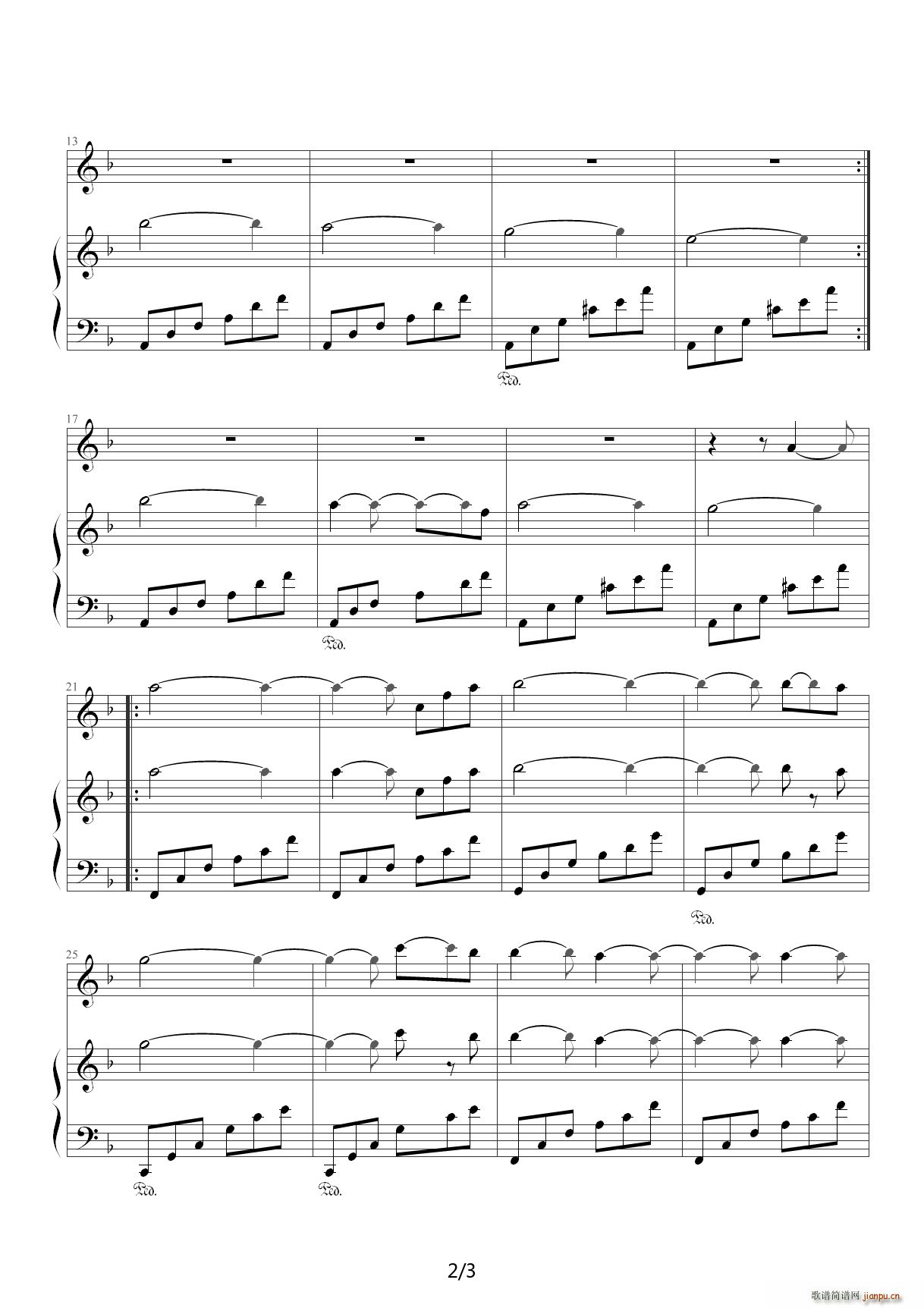 Moderato F调2
