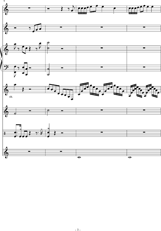 穷开心（逗你玩儿）-钢琴谱(钢琴曲)-wuliangyou3