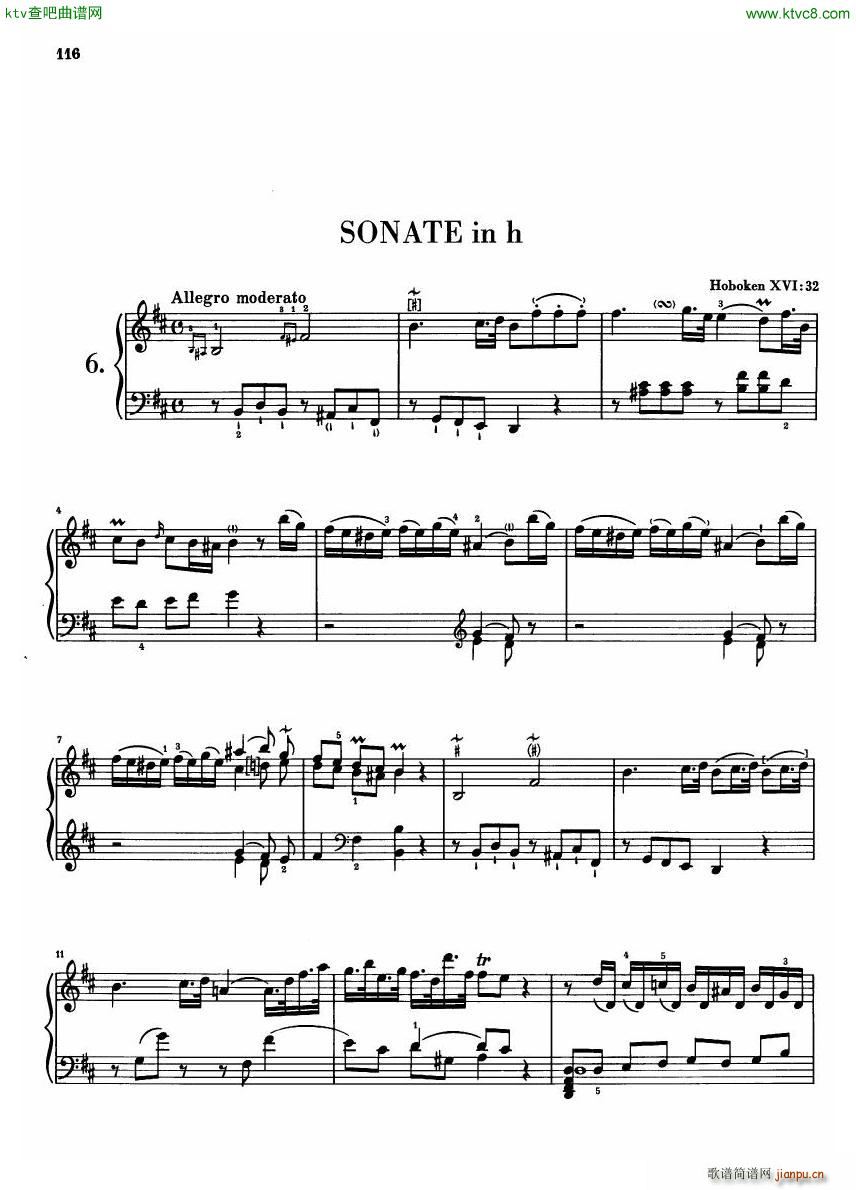 Haydn hob xvi 32sc Sonata471