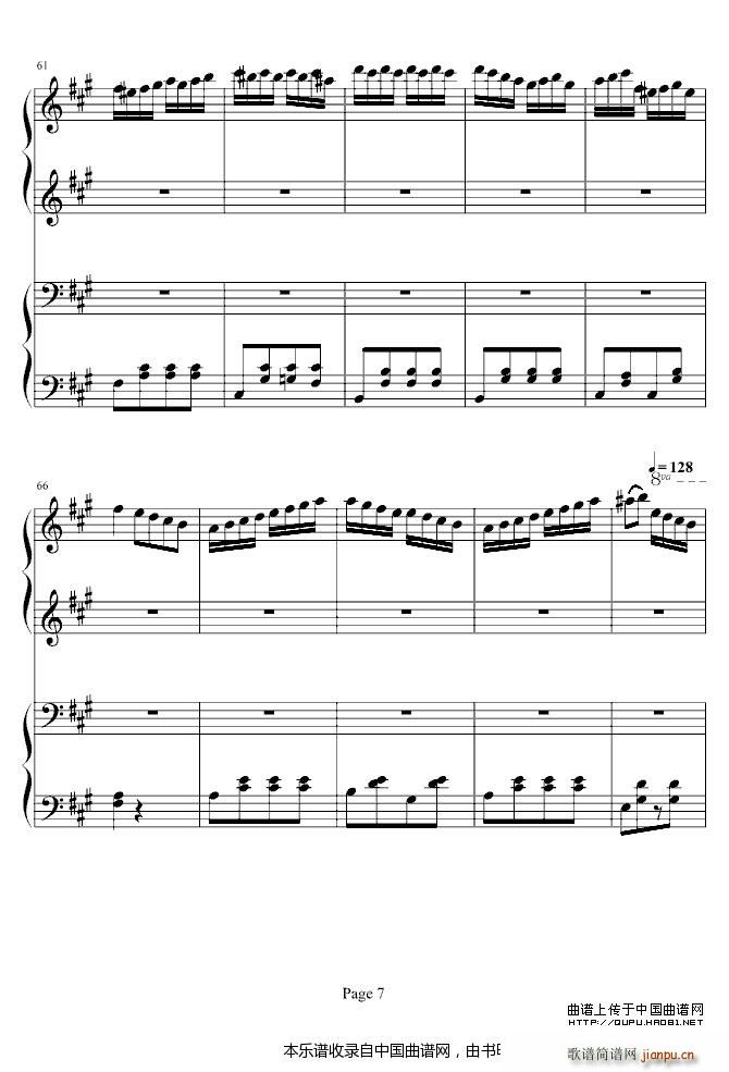 土耳其进行曲（四手联弹）7