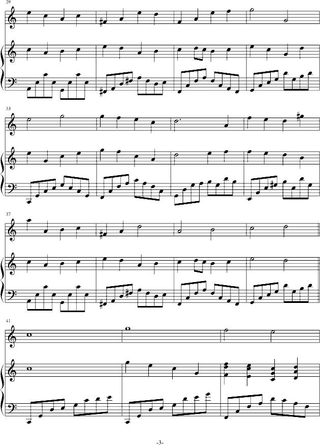 绿色的梦（献给地球一小时）-钢琴谱(钢琴曲)-白世勋3