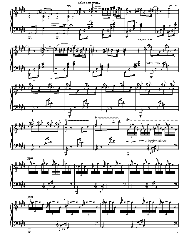 匈牙利狂想曲第二号-钢琴谱(钢琴曲)-李斯特2
