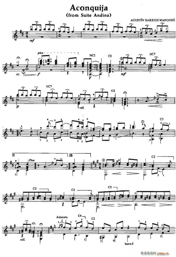 Aconquija(古典吉他)1