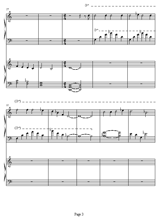 The Piano Duet（四手联弹）-钢琴谱(钢琴曲)-影视3