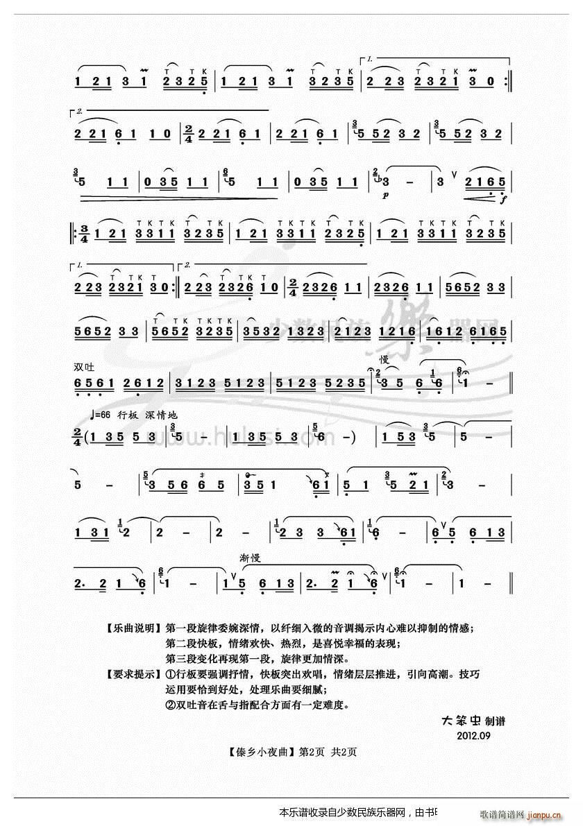 《傣乡小夜曲》葫芦丝2