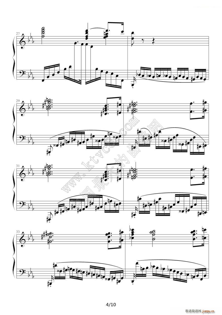 革命练习曲（Chopin 肖邦 练习曲 Op 10 No 12）4