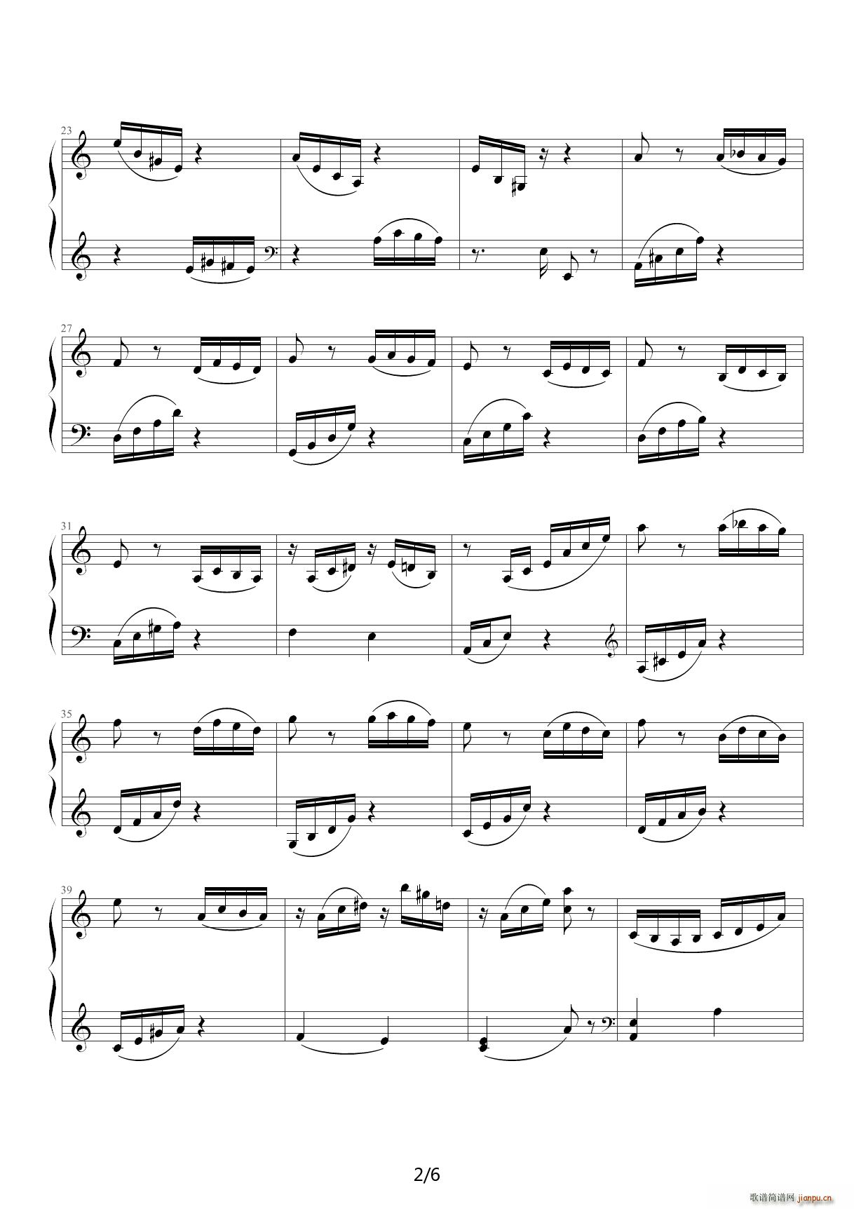 帕格尼尼主题变奏曲 C调2