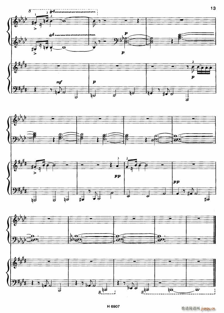 Barton Sonatina for 4 hands13