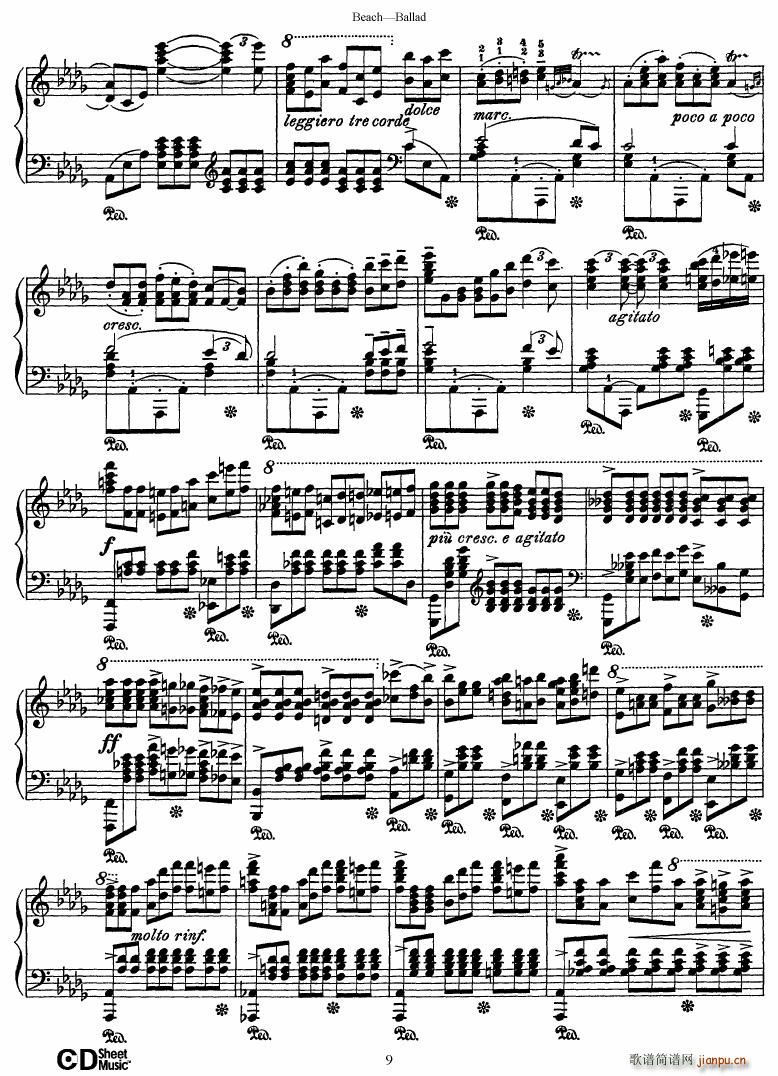 Beach Ballad in D flat major9