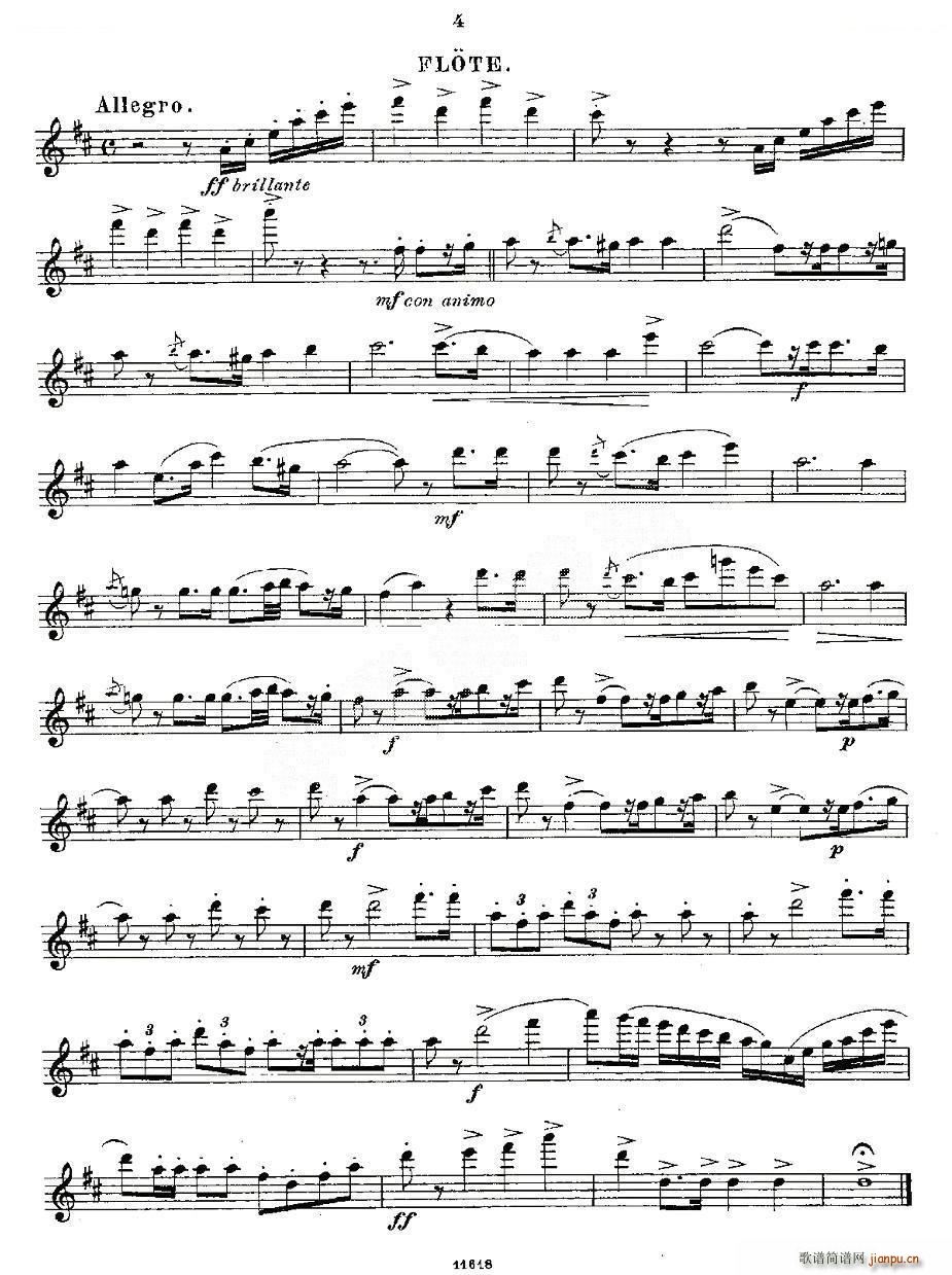 Opern Transcriptionen Op 45 3 笛萧谱5