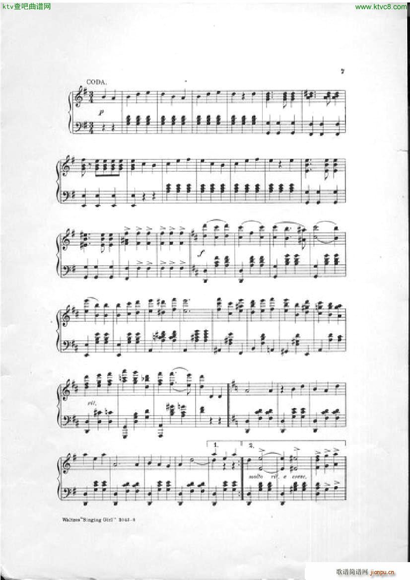 Victor Herbert The Singing Girl 1 Waltzes5