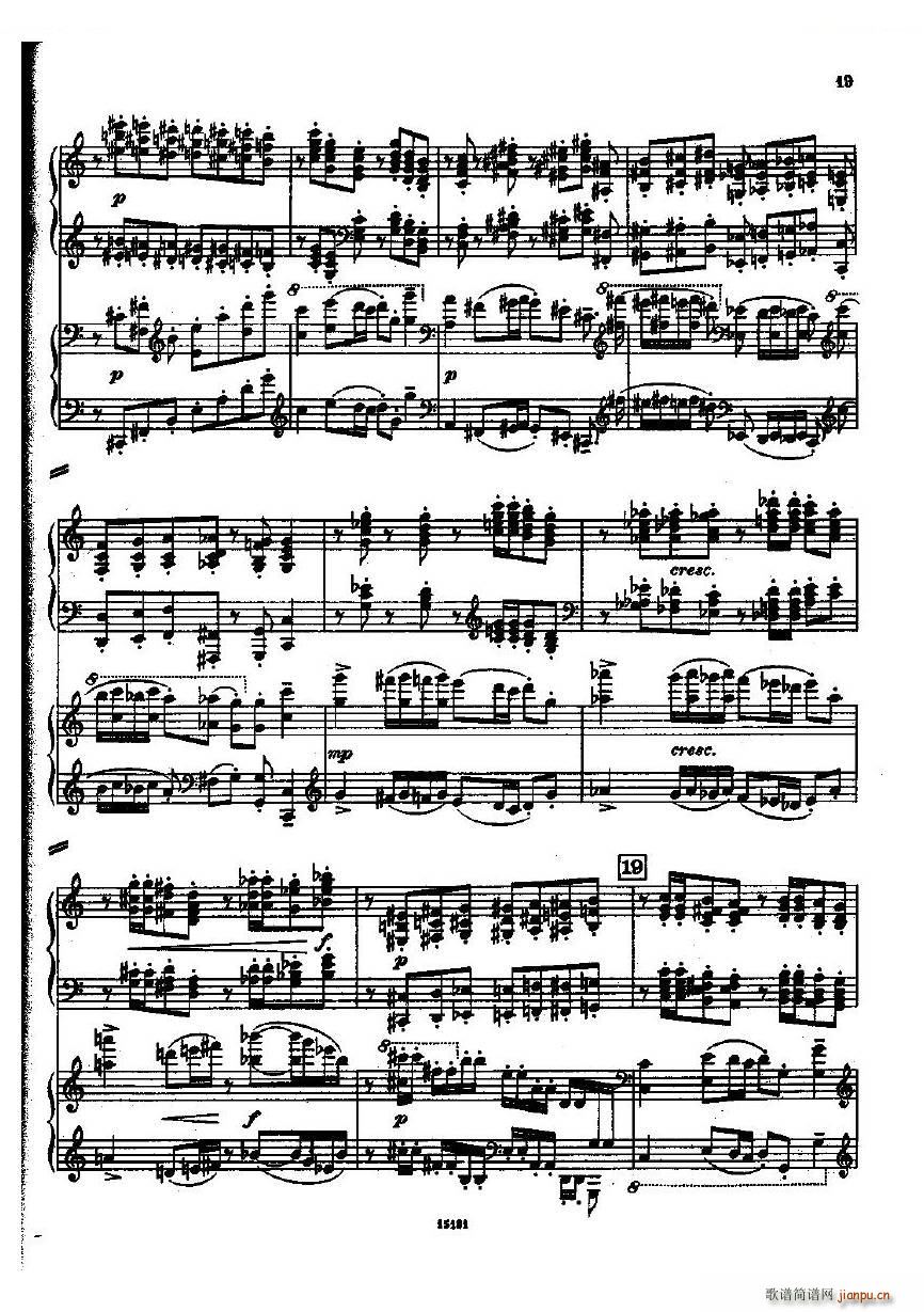 Dohnanyi Variations Nursery Rhyme Op25（一）19