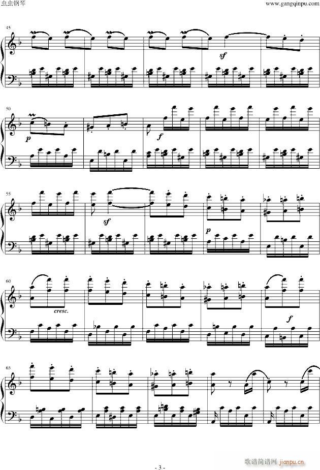 暴风雨奏鸣曲第三乐章_贝多芬-beethoven3